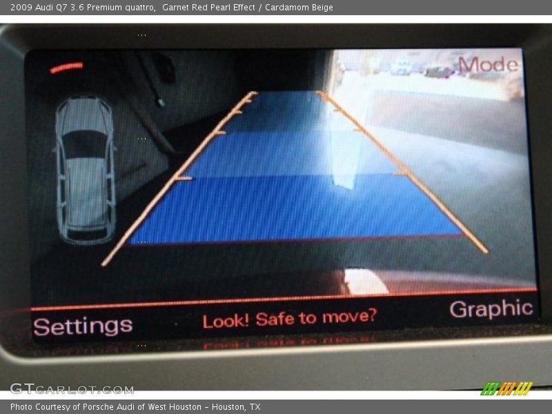 Garnet Red Pearl Effect / Cardamom Beige 2009 Audi Q7 3.6 Premium quattro