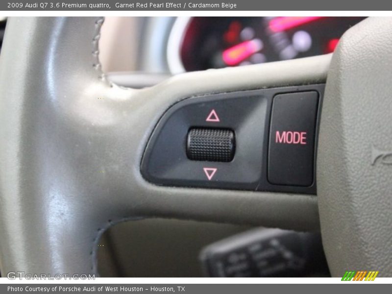 Garnet Red Pearl Effect / Cardamom Beige 2009 Audi Q7 3.6 Premium quattro