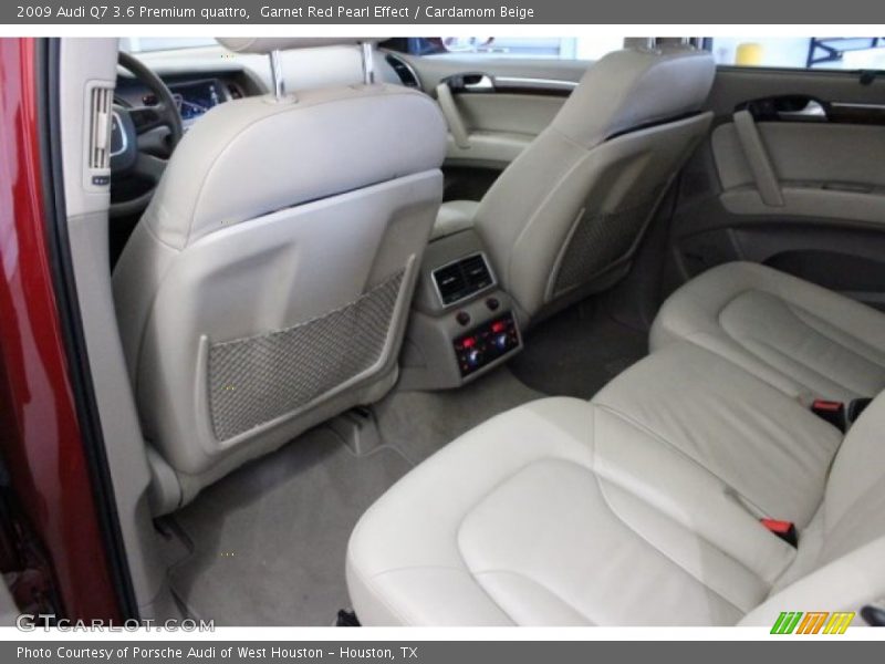 Garnet Red Pearl Effect / Cardamom Beige 2009 Audi Q7 3.6 Premium quattro