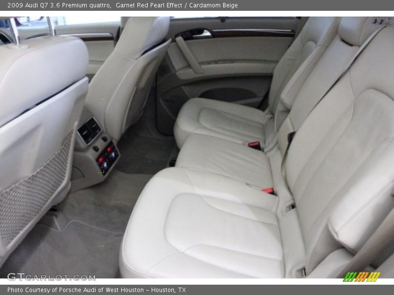 Garnet Red Pearl Effect / Cardamom Beige 2009 Audi Q7 3.6 Premium quattro