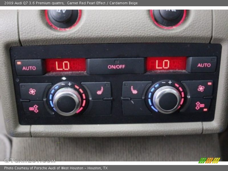 Garnet Red Pearl Effect / Cardamom Beige 2009 Audi Q7 3.6 Premium quattro