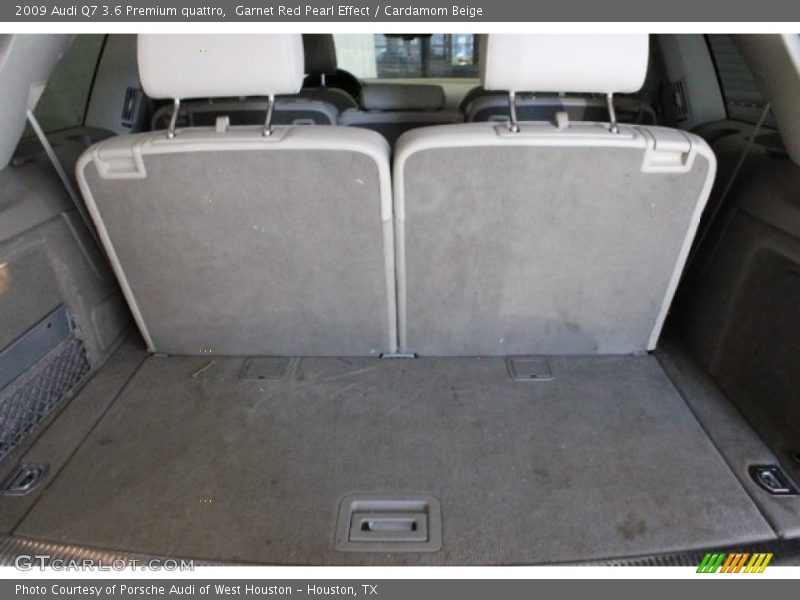 Garnet Red Pearl Effect / Cardamom Beige 2009 Audi Q7 3.6 Premium quattro