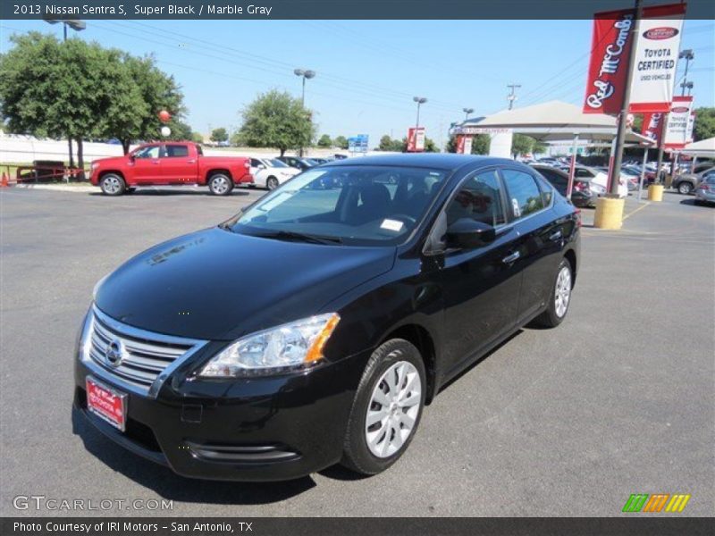 Super Black / Marble Gray 2013 Nissan Sentra S