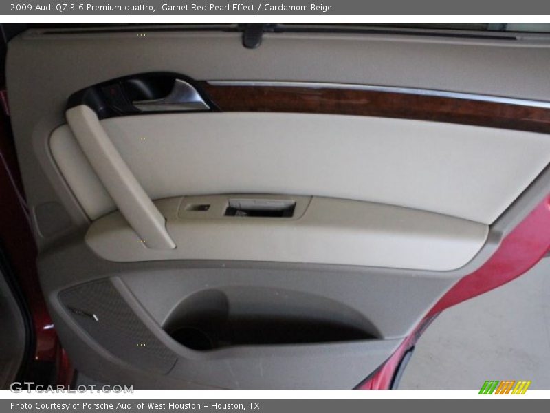 Garnet Red Pearl Effect / Cardamom Beige 2009 Audi Q7 3.6 Premium quattro