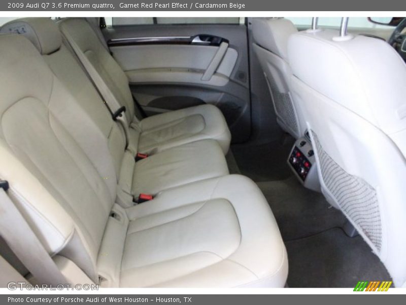Garnet Red Pearl Effect / Cardamom Beige 2009 Audi Q7 3.6 Premium quattro