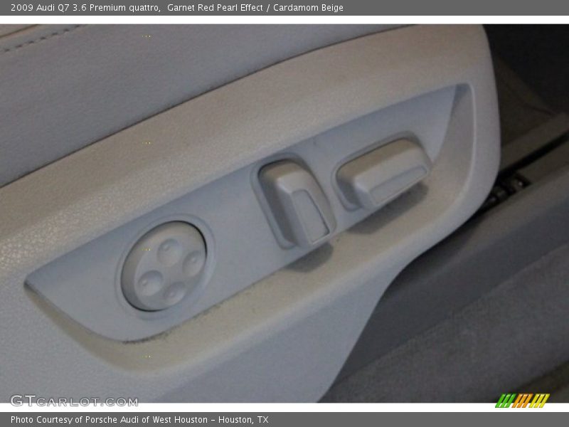 Garnet Red Pearl Effect / Cardamom Beige 2009 Audi Q7 3.6 Premium quattro