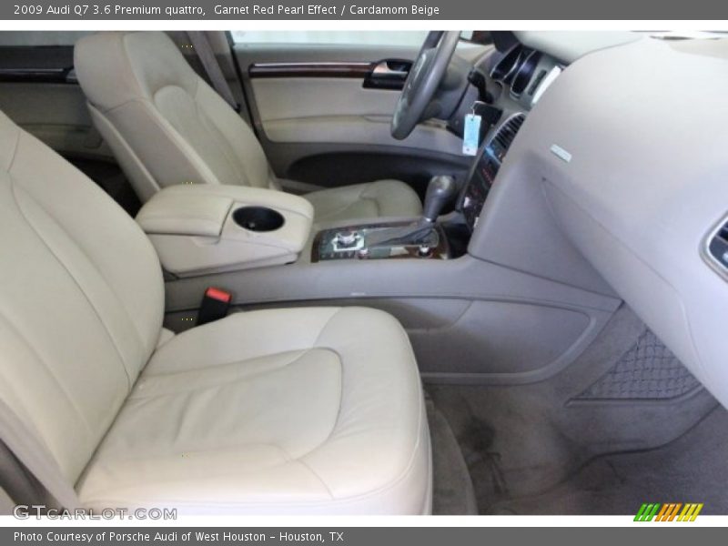 Garnet Red Pearl Effect / Cardamom Beige 2009 Audi Q7 3.6 Premium quattro