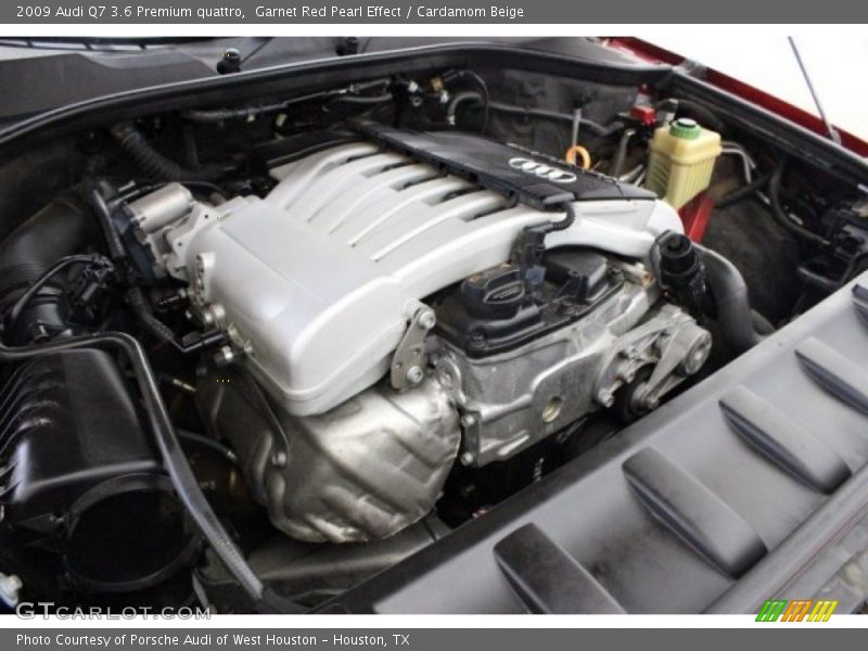 Garnet Red Pearl Effect / Cardamom Beige 2009 Audi Q7 3.6 Premium quattro
