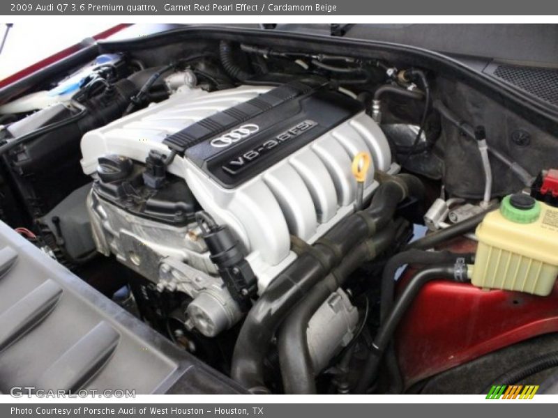 Garnet Red Pearl Effect / Cardamom Beige 2009 Audi Q7 3.6 Premium quattro