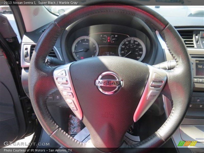 Super Black / Marble Gray 2013 Nissan Sentra S