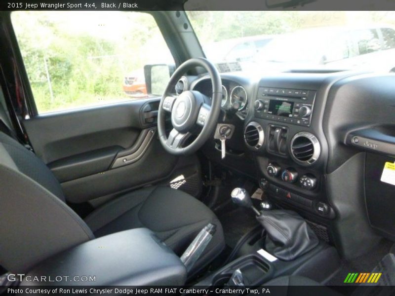 Black / Black 2015 Jeep Wrangler Sport 4x4