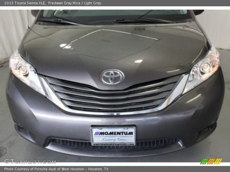 Predawn Gray Mica / Light Gray 2013 Toyota Sienna XLE
