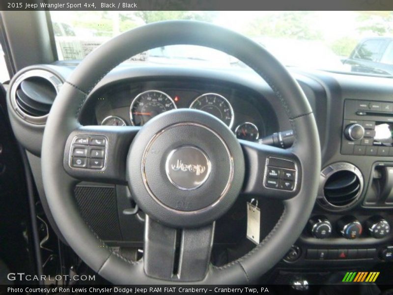 Black / Black 2015 Jeep Wrangler Sport 4x4