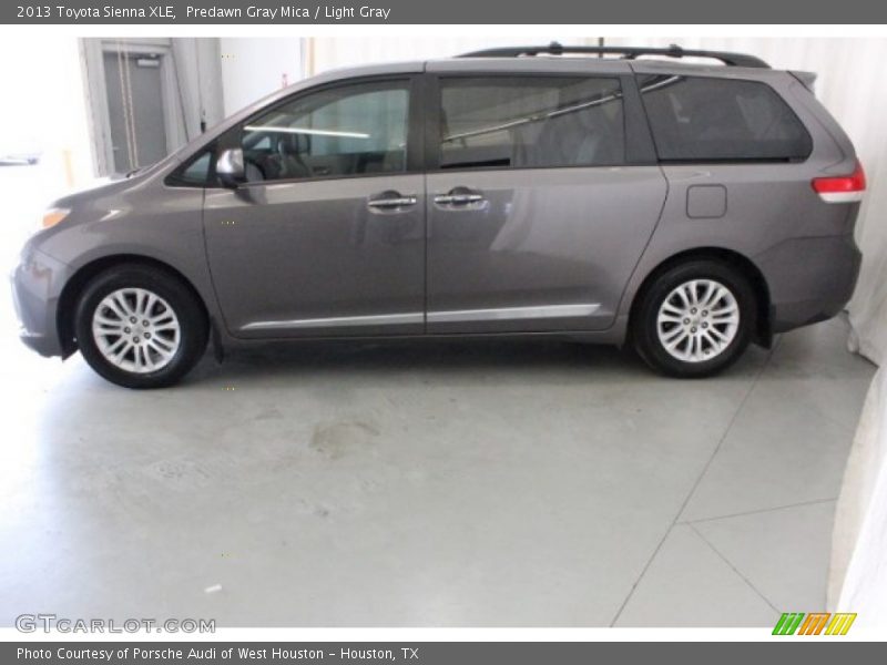 Predawn Gray Mica / Light Gray 2013 Toyota Sienna XLE