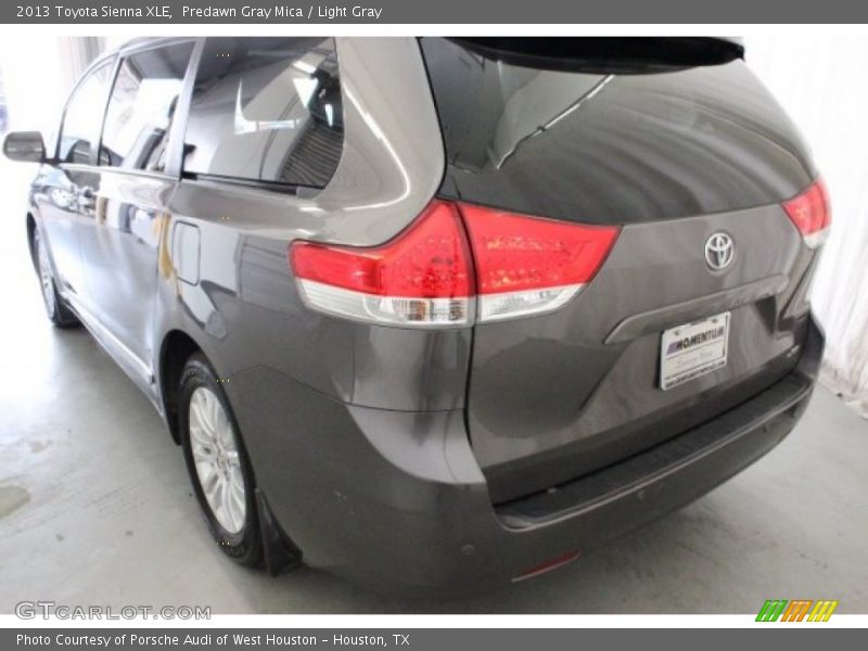 Predawn Gray Mica / Light Gray 2013 Toyota Sienna XLE