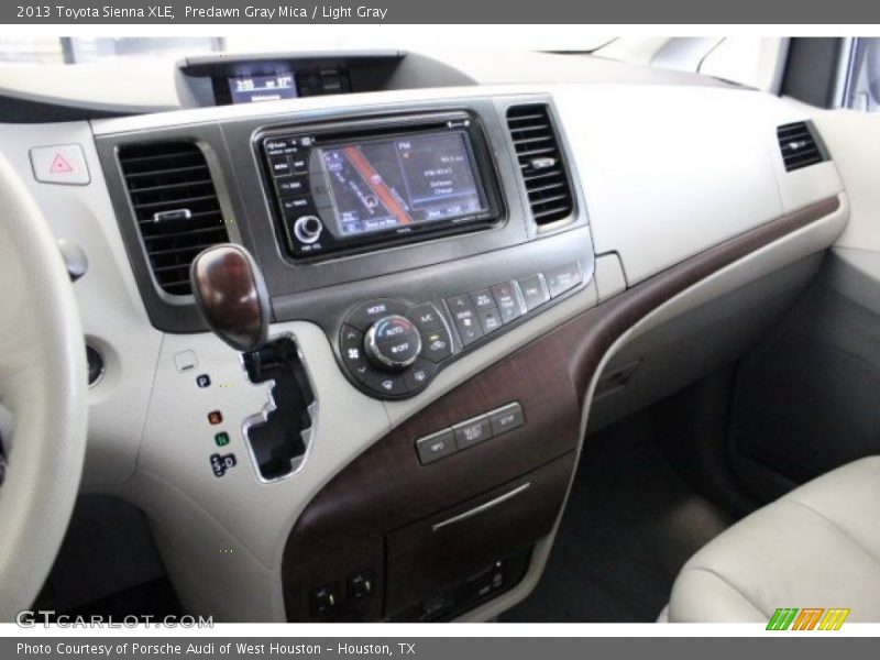 Predawn Gray Mica / Light Gray 2013 Toyota Sienna XLE