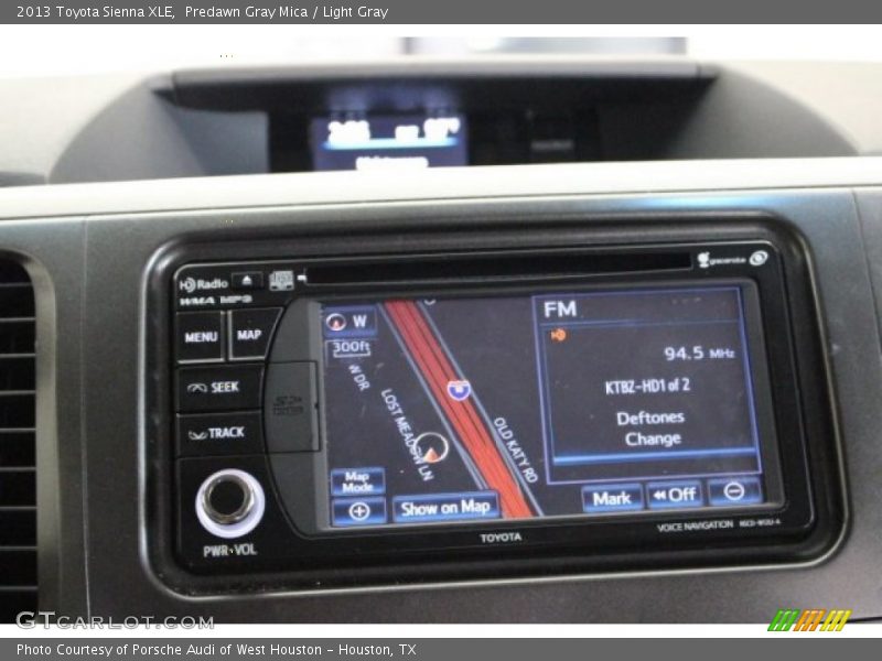 Predawn Gray Mica / Light Gray 2013 Toyota Sienna XLE