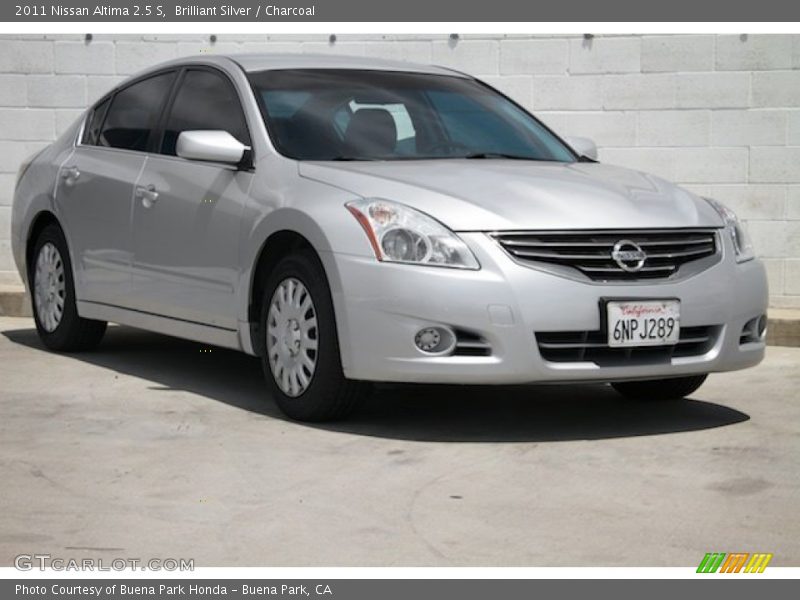Brilliant Silver / Charcoal 2011 Nissan Altima 2.5 S
