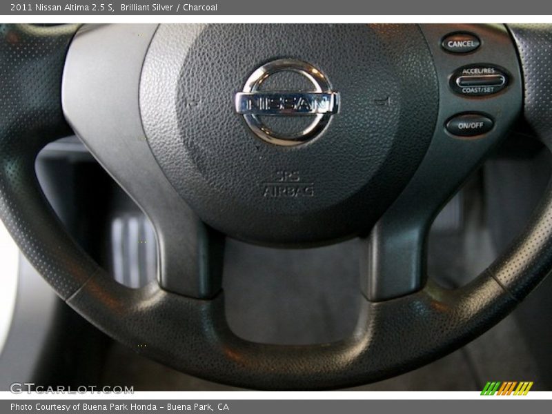 Brilliant Silver / Charcoal 2011 Nissan Altima 2.5 S