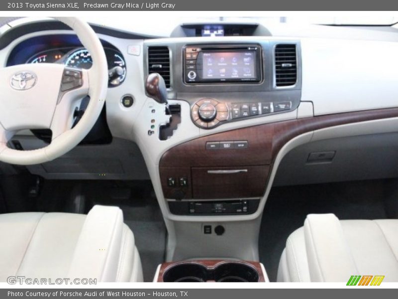 Predawn Gray Mica / Light Gray 2013 Toyota Sienna XLE