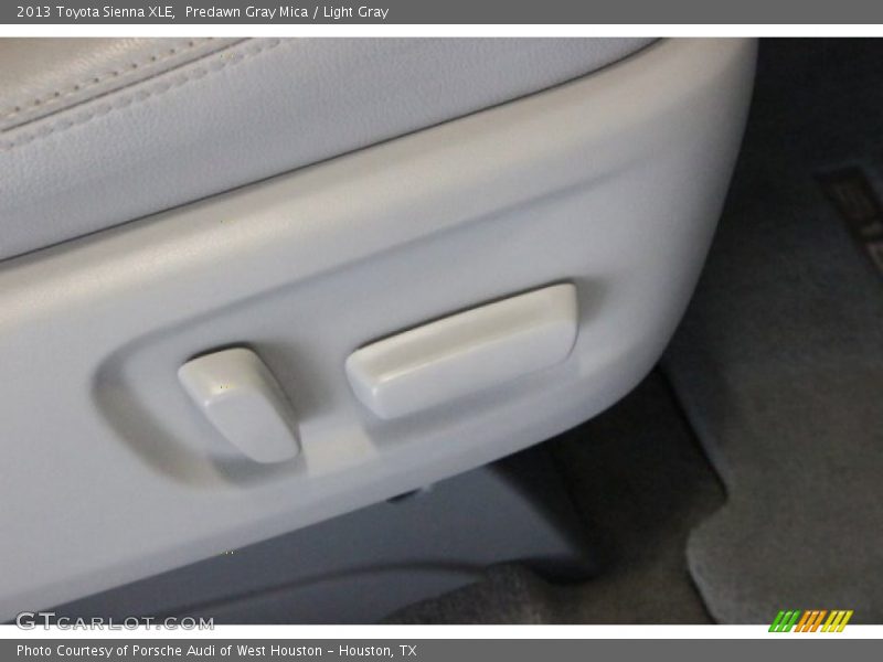 Predawn Gray Mica / Light Gray 2013 Toyota Sienna XLE