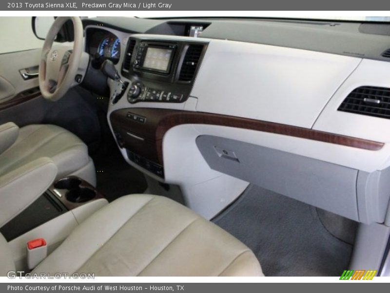 Predawn Gray Mica / Light Gray 2013 Toyota Sienna XLE
