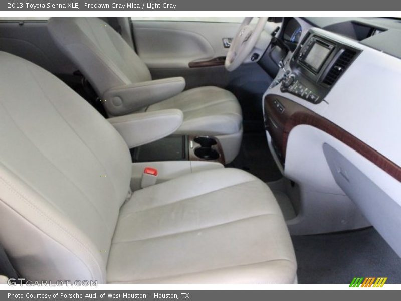 Predawn Gray Mica / Light Gray 2013 Toyota Sienna XLE