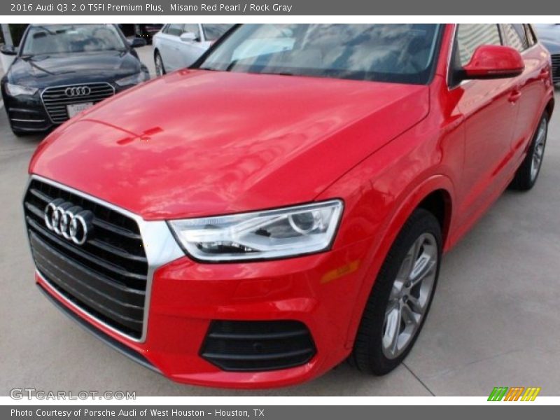 Misano Red Pearl / Rock Gray 2016 Audi Q3 2.0 TSFI Premium Plus