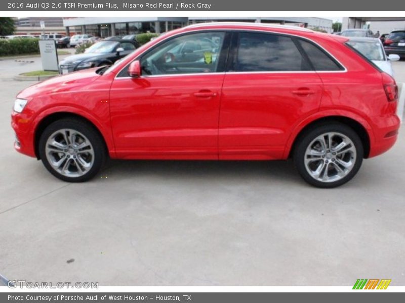 Misano Red Pearl / Rock Gray 2016 Audi Q3 2.0 TSFI Premium Plus