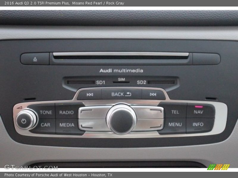 Misano Red Pearl / Rock Gray 2016 Audi Q3 2.0 TSFI Premium Plus