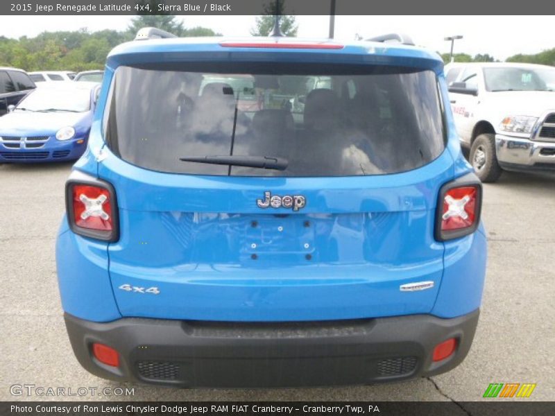 Sierra Blue / Black 2015 Jeep Renegade Latitude 4x4