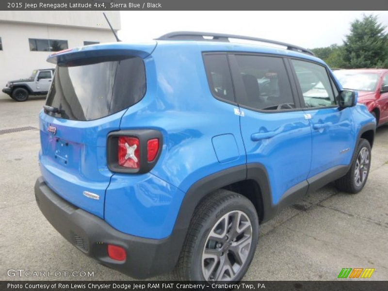 Sierra Blue / Black 2015 Jeep Renegade Latitude 4x4