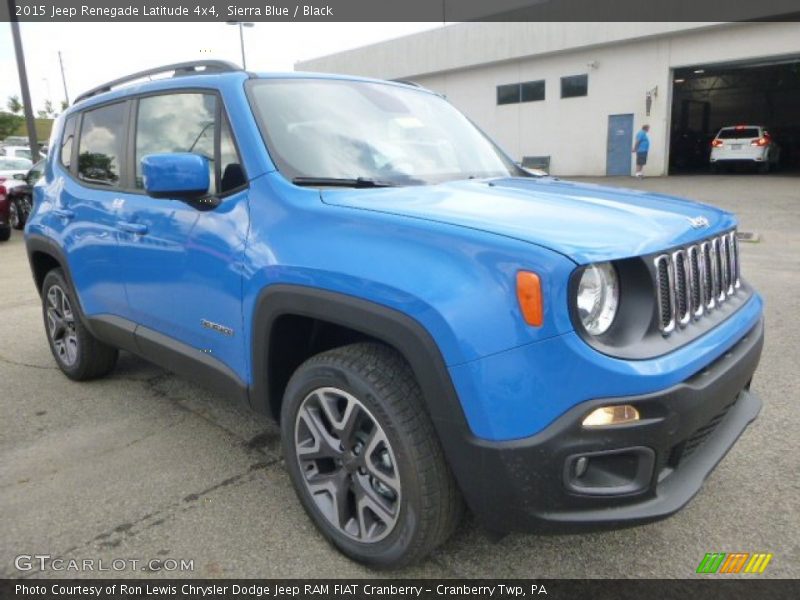 Sierra Blue / Black 2015 Jeep Renegade Latitude 4x4