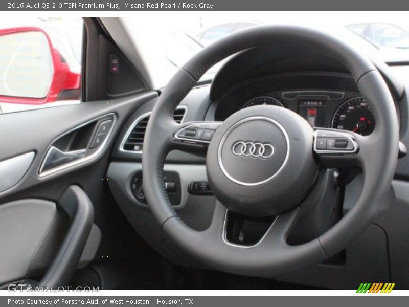 Misano Red Pearl / Rock Gray 2016 Audi Q3 2.0 TSFI Premium Plus