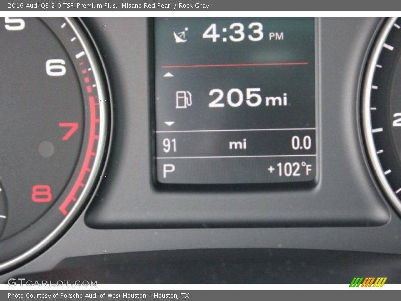 Misano Red Pearl / Rock Gray 2016 Audi Q3 2.0 TSFI Premium Plus