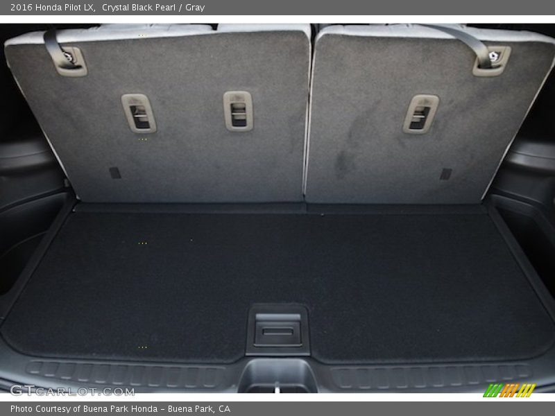 Crystal Black Pearl / Gray 2016 Honda Pilot LX