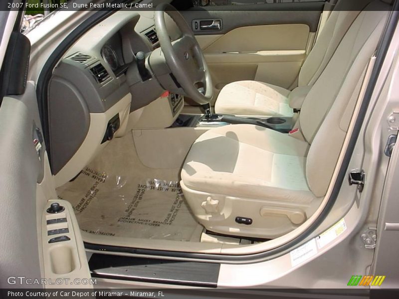 Dune Pearl Metallic / Camel 2007 Ford Fusion SE