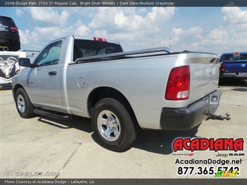 Bright Silver Metallic / Dark Slate/Medium Graystone 2009 Dodge Ram 1500 ST Regular Cab