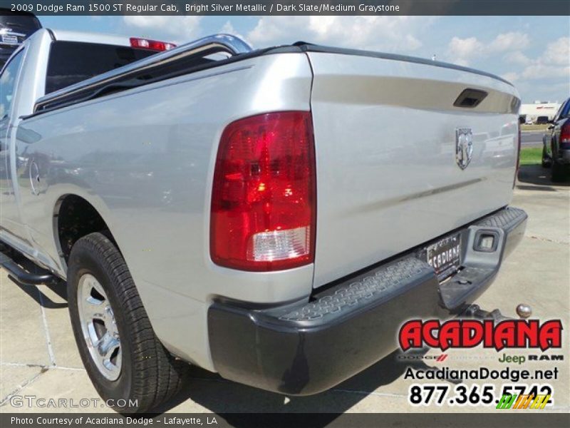 Bright Silver Metallic / Dark Slate/Medium Graystone 2009 Dodge Ram 1500 ST Regular Cab