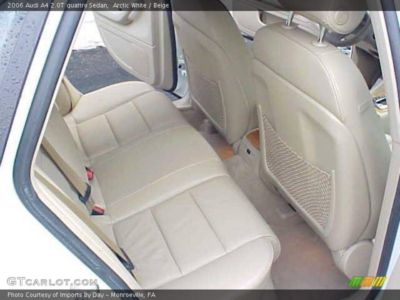Arctic White / Beige 2006 Audi A4 2.0T quattro Sedan