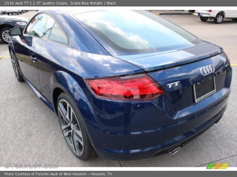 Scuba Blue Metallic / Black 2016 Audi TT S 2.0T quattro Coupe