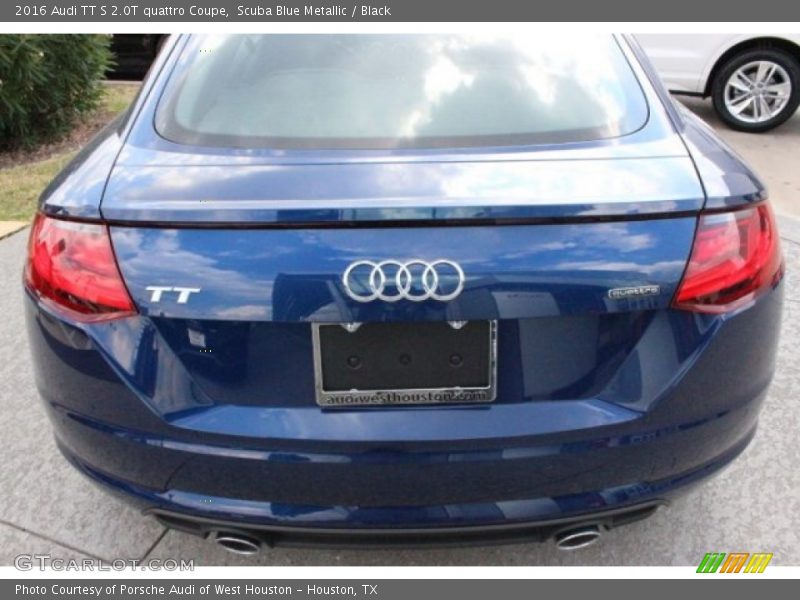 Scuba Blue Metallic / Black 2016 Audi TT S 2.0T quattro Coupe