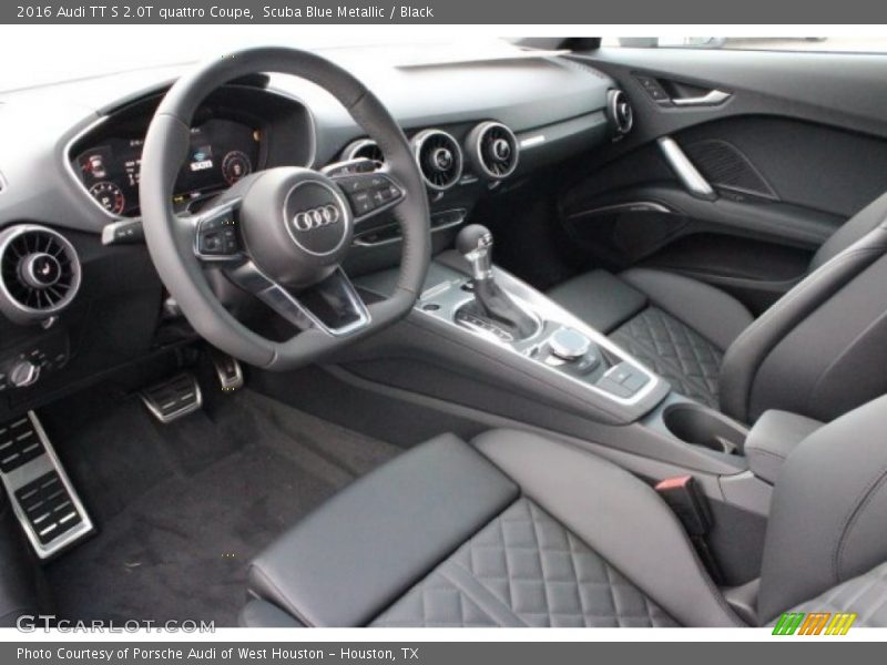  2016 TT S 2.0T quattro Coupe Black Interior