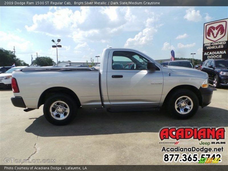 Bright Silver Metallic / Dark Slate/Medium Graystone 2009 Dodge Ram 1500 ST Regular Cab