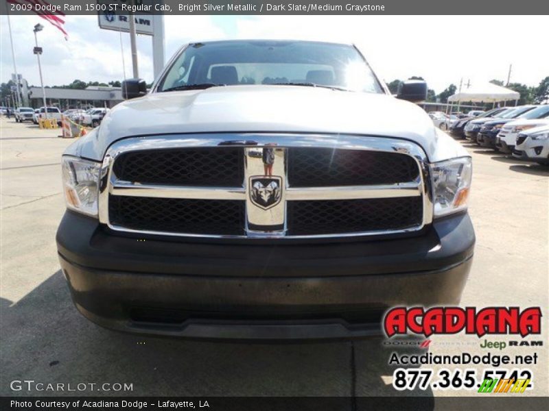 Bright Silver Metallic / Dark Slate/Medium Graystone 2009 Dodge Ram 1500 ST Regular Cab