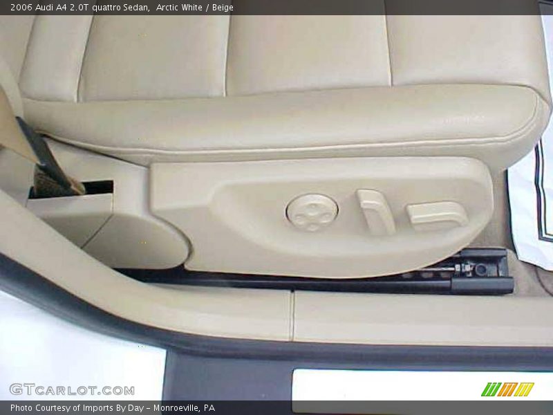 Arctic White / Beige 2006 Audi A4 2.0T quattro Sedan