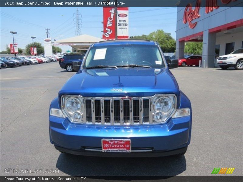 Deep Water Blue Pearl / Dark Slate Gray 2010 Jeep Liberty Limited