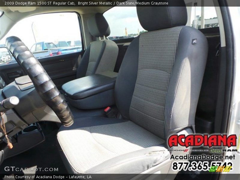 Bright Silver Metallic / Dark Slate/Medium Graystone 2009 Dodge Ram 1500 ST Regular Cab