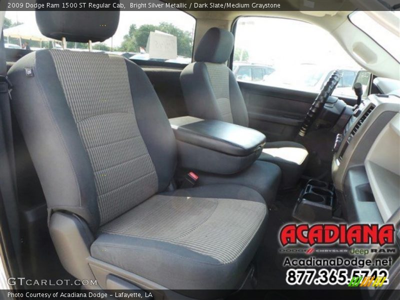 Bright Silver Metallic / Dark Slate/Medium Graystone 2009 Dodge Ram 1500 ST Regular Cab