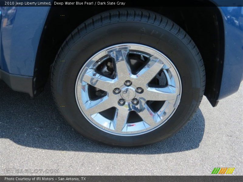 Deep Water Blue Pearl / Dark Slate Gray 2010 Jeep Liberty Limited